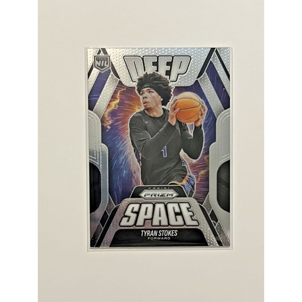 Panini 2025-26 Panini Prizm Basketball Deep Space Tyran Stokes Silver #1